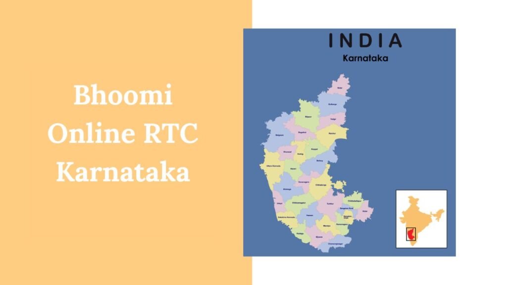 Bhoomi Online RTC Karnataka